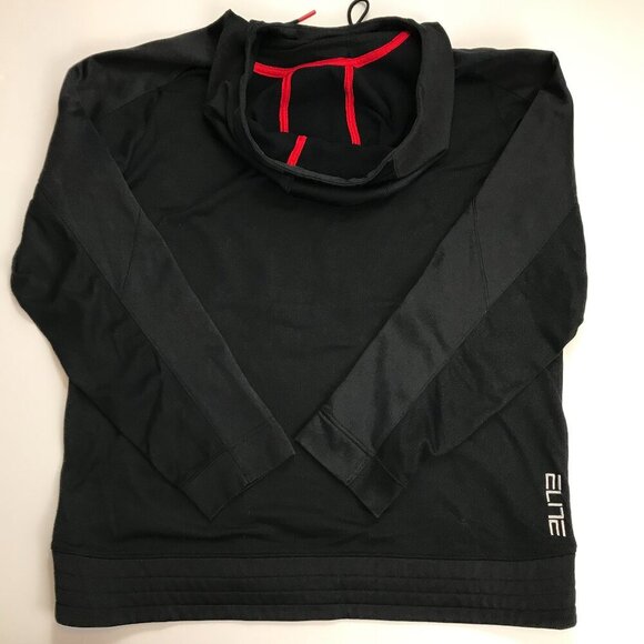 Nike Ohio State Basketball Therma-Fit Men Large Black & Red Hoodie Pullover - Picture 10 of 10